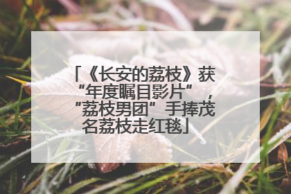 《长安的荔枝》获“年度瞩目影片”，“荔枝男团”手捧茂名荔枝走红毯