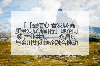 「强信心 看发展·高质量发展调研行」地企同频 产业共振——永昌县与金川集团地企融合推动重大项目建设