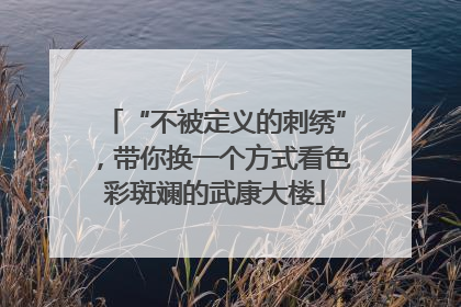 “不被定义的刺绣”，带你换一个方式看色彩斑斓的武康大楼