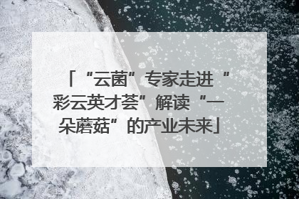 “云菌”专家走进“彩云英才荟”解读“一朵蘑菇”的产业未来