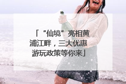 “仙境”亮相黄浦江畔，三大优惠游玩政策等你来