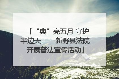 “典”亮五月 守护半边天——新野县法院开展普法宣传活动