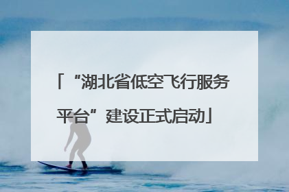 “湖北省低空飞行服务平台”建设正式启动