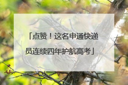 点赞！这名申通快递员连续四年护航高考