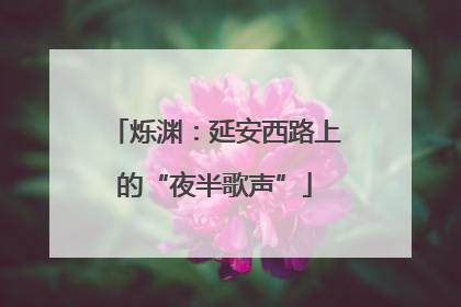 烁渊：延安西路上的“夜半歌声”