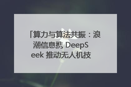 算力与算法共振：浪潮信息携 DeepSeek 推动无人机技术在舟山落地