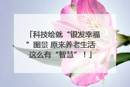 科技绘就“银发幸福”图景 原来养老生活这么有“智慧”！