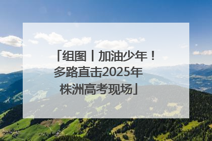 组图丨加油少年！多路直击2025年株洲高考现场