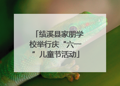 绩溪县家朋学校举行庆“六一”儿童节活动