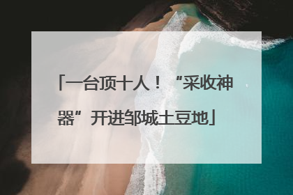 一台顶十人！“采收神器”开进邹城土豆地