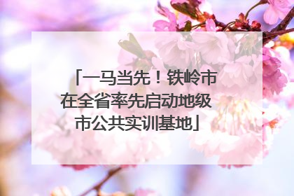 一马当先！铁岭市在全省率先启动地级市公共实训基地
