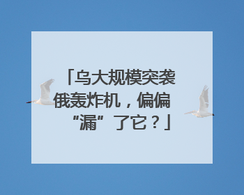 乌大规模突袭俄轰炸机，偏偏“漏”了它？