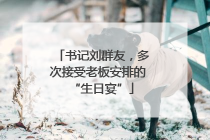 书记刘群友，多次接受老板安排的“生日宴”