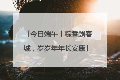 今日端午丨粽香飘春城，岁岁年年长安康