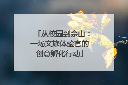 从校园到佘山：一场文旅体验官的创意孵化行动