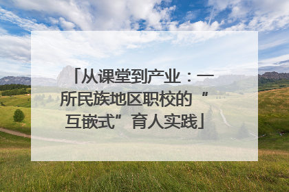 从课堂到产业：一所民族地区职校的“互嵌式”育人实践