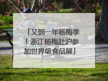 又到一年杨梅季！浙江杨梅赴沪参加世界级食品展