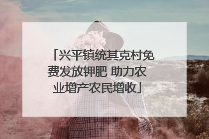 兴平镇统其克村免费发放钾肥 助力农业增产农民增收