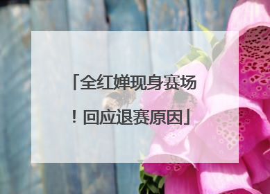 全红婵现身赛场！回应退赛原因