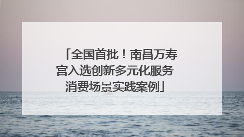 全国首批！南昌万寿宫入选创新多元化服务消费场景实践案例