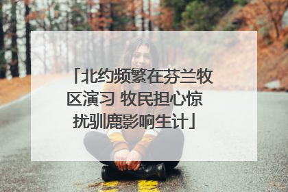北约频繁在芬兰牧区演习 牧民担心惊扰驯鹿影响生计