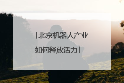 北京机器人产业如何释放活力