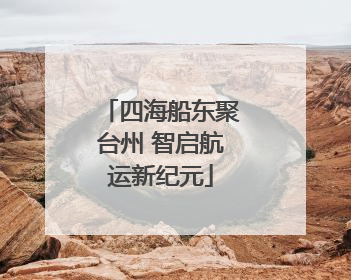 四海船东聚台州 智启航运新纪元