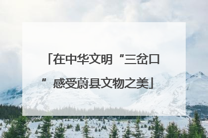 在中华文明“三岔口”感受蔚县文物之美