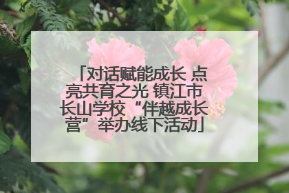 对话赋能成长 点亮共育之光 镇江市长山学校“伴越成长营”举办线下活动