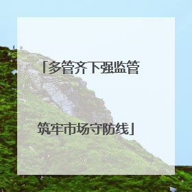 多管齐下强监管 筑牢市场守防线