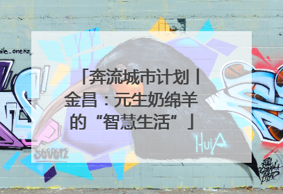 奔流城市计划丨金昌：元生奶绵羊的“智慧生活”