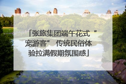 张旅集团端午花式“宠游客” 传统民俗体验拉满假期氛围感