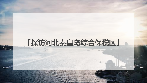 探访河北秦皇岛综合保税区