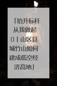 抬升标杆 从我做起⑭丨山区县城竹山如何建成低空经济高地