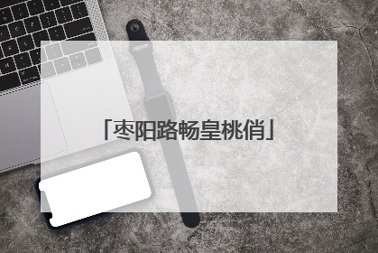 枣阳路畅皇桃俏