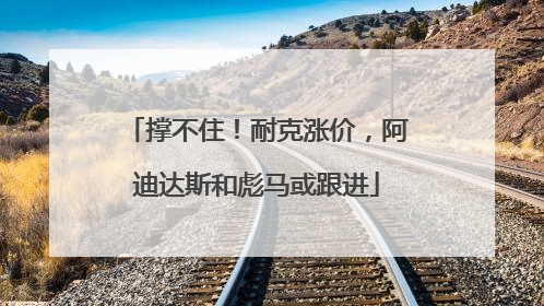 撑不住！耐克涨价，阿迪达斯和彪马或跟进