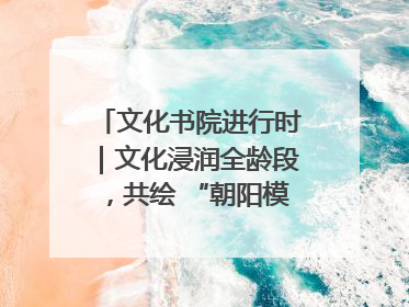 文化书院进行时｜文化浸润全龄段，共绘 “朝阳模式” 新图景！