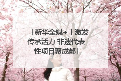 新华全媒+丨激发传承活力 非遗代表性项目聚成都