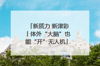 新质力 新津彩丨体外“大脑”也能“开”无人机