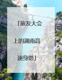 旅发大会上的湖南高速身影