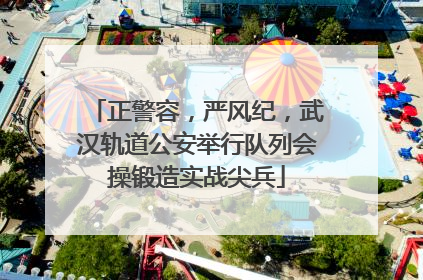 正警容，严风纪，武汉轨道公安举行队列会操锻造实战尖兵