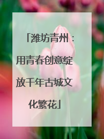 潍坊青州：用青春创意绽放千年古城文化繁花