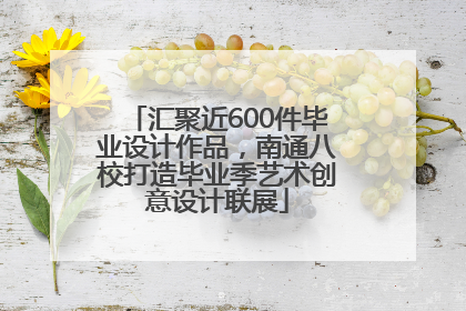 汇聚近600件毕业设计作品，南通八校打造毕业季艺术创意设计联展