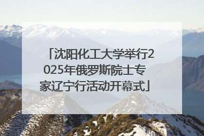 沈阳化工大学举行2025年俄罗斯院士专家辽宁行活动开幕式