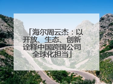 海尔周云杰：以开放、生态、创新诠释中国跨国公司全球化担当