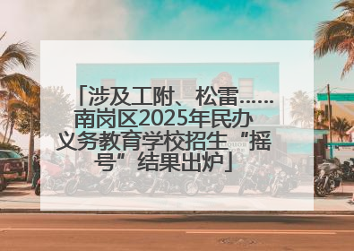 涉及工附、松雷……南岗区2025年民办义务教育学校招生“摇号”结果出炉