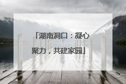 湖南洞口：凝心聚力，共建家园