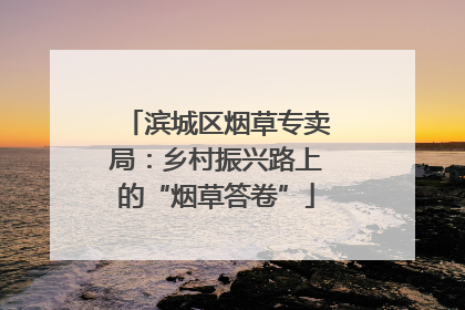 滨城区烟草专卖局：乡村振兴路上的“烟草答卷”