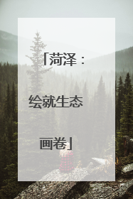 菏泽：绘就生态画卷