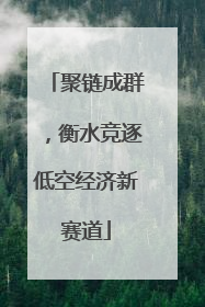 聚链成群，衡水竞逐低空经济新赛道